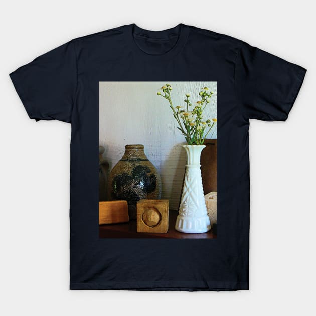 Vase With Wild Flowers T-Shirt by SusanSavad